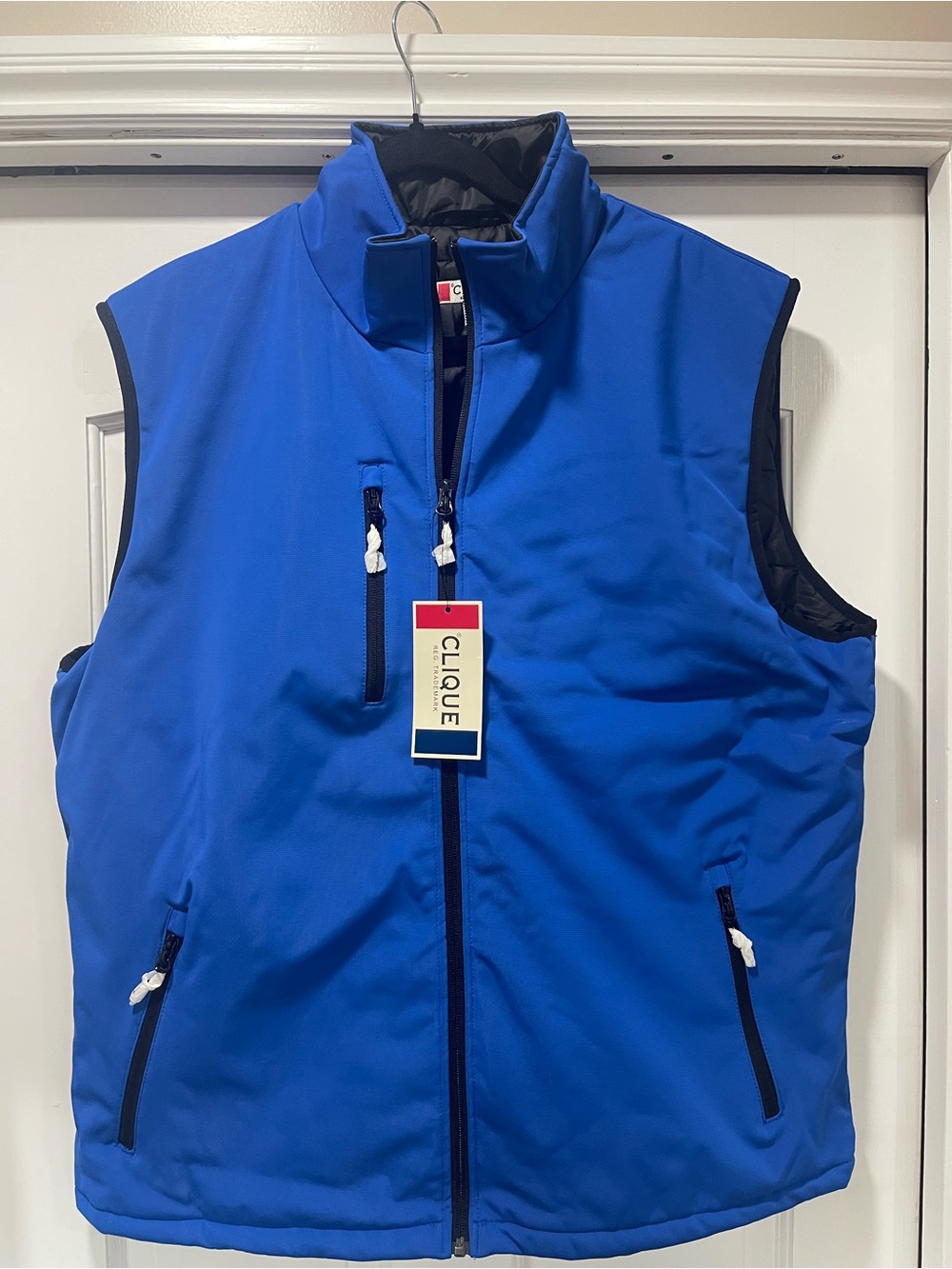 Clique Men's Blue Softshell Vest